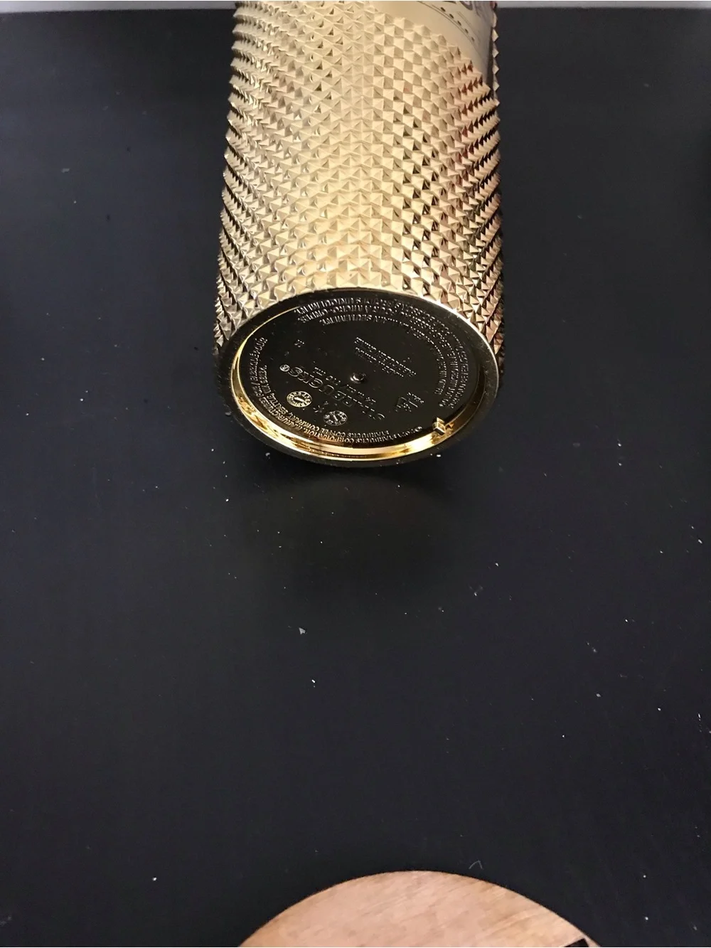 Starbucks Las Vegas Gold Studded Tumbler New!
